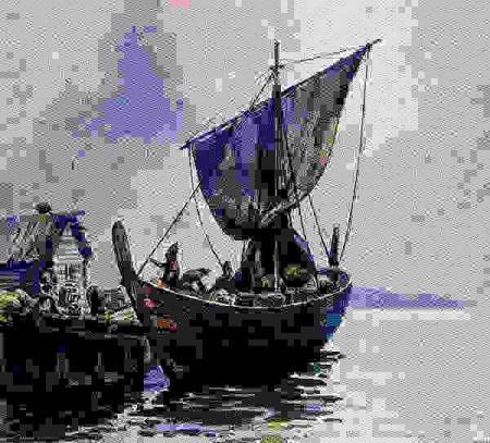 Koč ze 14.století.