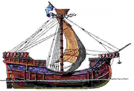 Němerký nef, čili roundship.